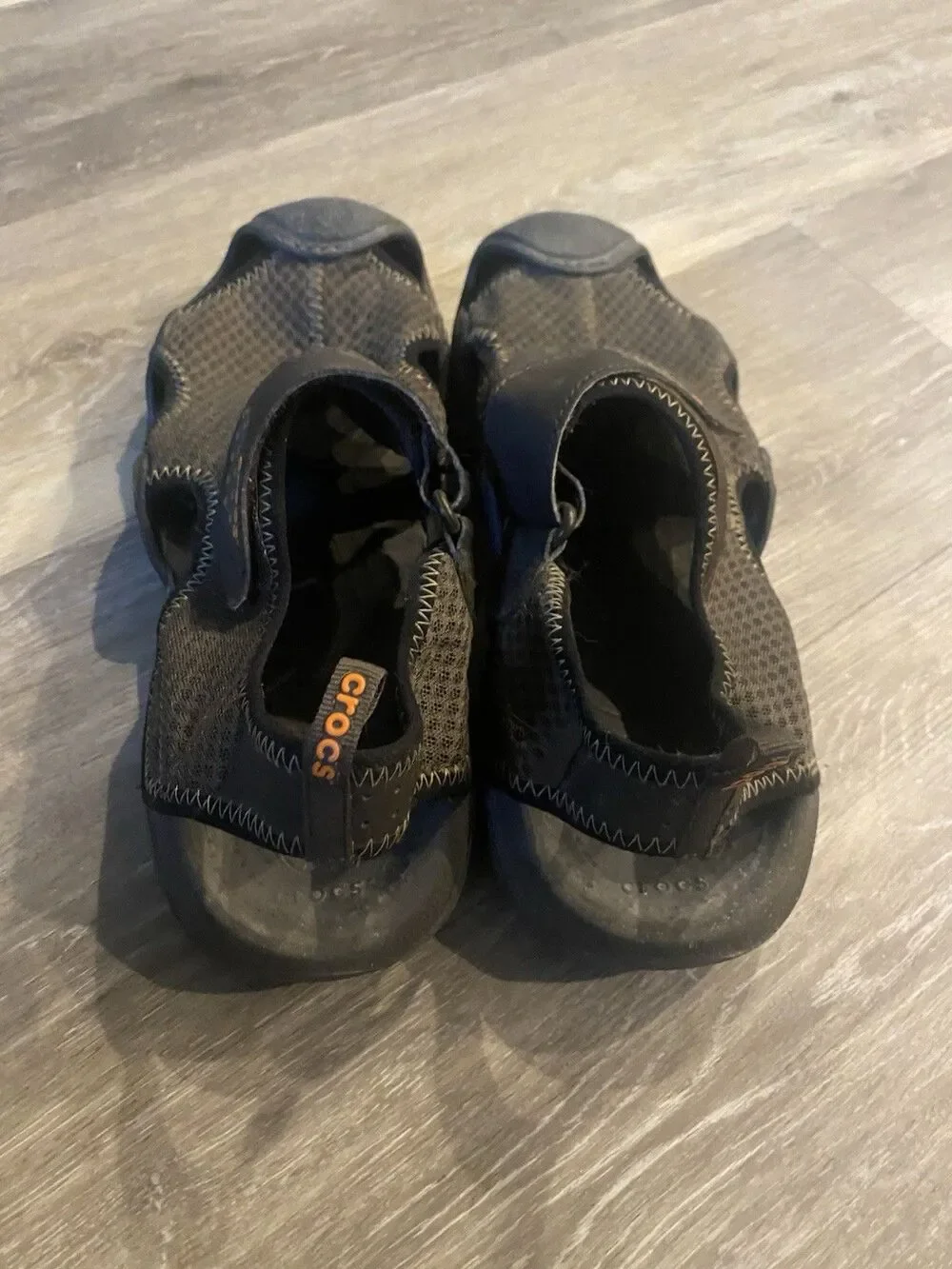 Crocs Swiftwater Sandals Fishing Outdoors MEN'S 11 Brown Black